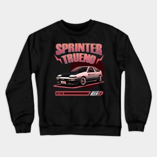 Initial d tofu toyota AE86 trueno Crewneck Sweatshirt